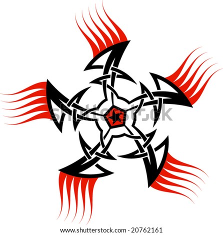 Many Art Gothic Tattoo Design feature the Pentagram (or Pentacle).