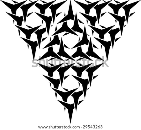 triangular tattoo t-shirt design triangular tattoo t-shirt design