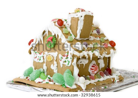 custom made gingerbread house