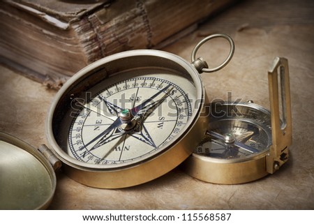 Old compasses