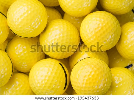 driving range golf balls