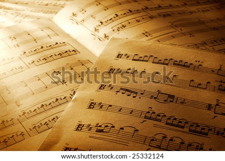 stock photo Music notes