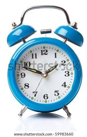  Fashioned Alarm Clock on Old Fashioned Alarm Clock On White Background Stock Photo 59983660