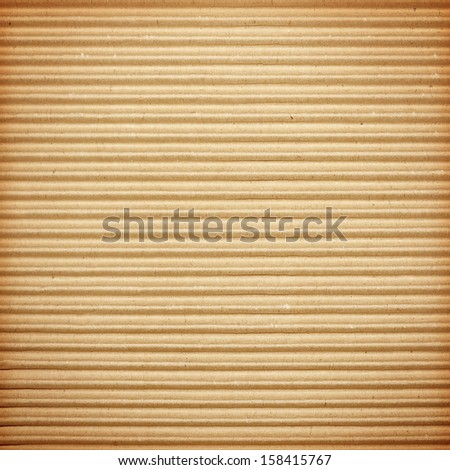 Brown corrugated cardboard texture
