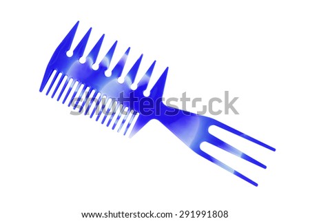 comb isolated over white background.