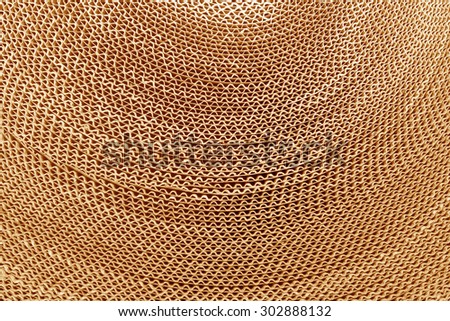 Corrugated cardboard abstract background