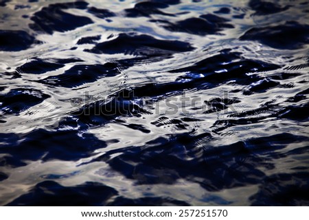 Dark water, a sea of mercury