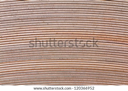 Edge texture of copper foil (sheet) roll