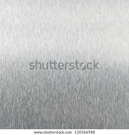 Close up of aluminium foil (sheet) surface, texture of rubbed aluminium foil