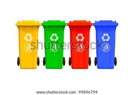 large garbage cans