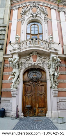Old gate - main entrance to the 
