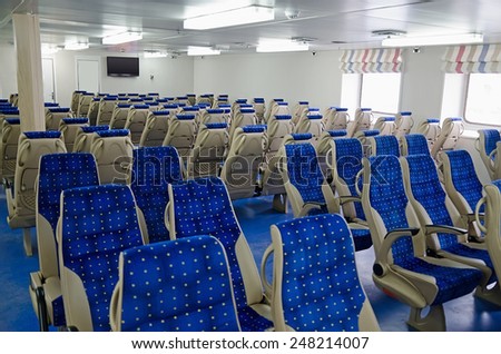 Interior sea ferry - Beauty for passengers sea ferry