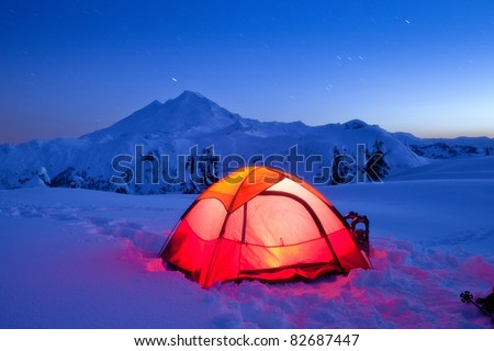 Snow Camping in Mt. Baker