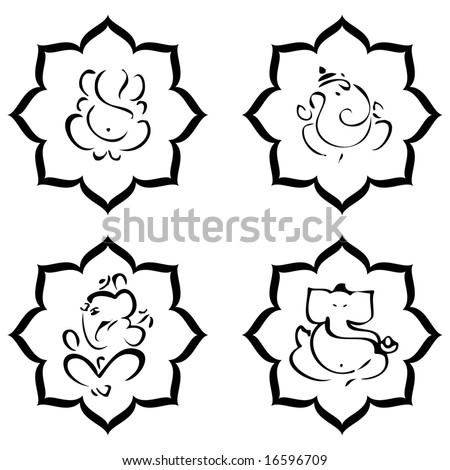 Vector Downloads Free on Lord Ganesha Signs   Vector   Stock Vector