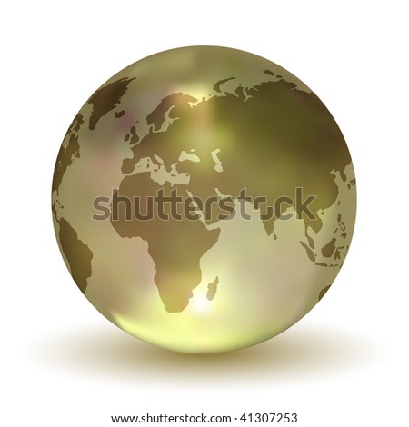 earth globe vector. Earth Globe (Vector)