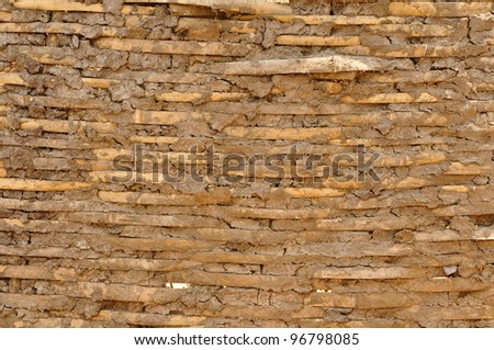 Bamboo and Soil wall background
