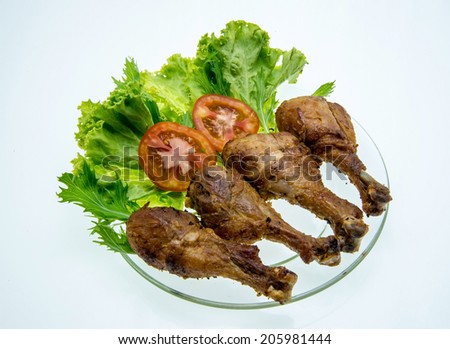 deep fried chicken on plate