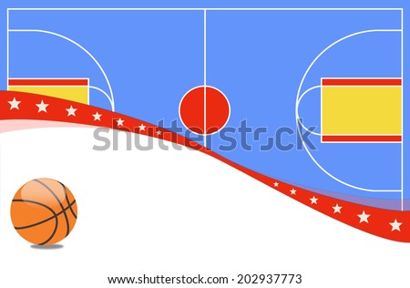 Basketball background.