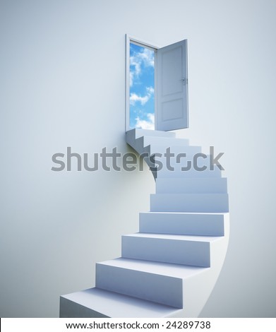 stock photo : Stairway to the sky