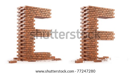 3D font build out of bricks based on the OpenSans font 3D font build out of bricks based on the OpenSans font
