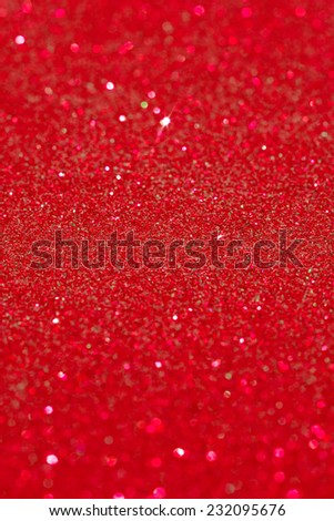 Abstract red color glitter christmas festive background frame with shining stars and galaxy like feel. Christmas decorative and festivity celebration background texture. Luxury texture white glitter.