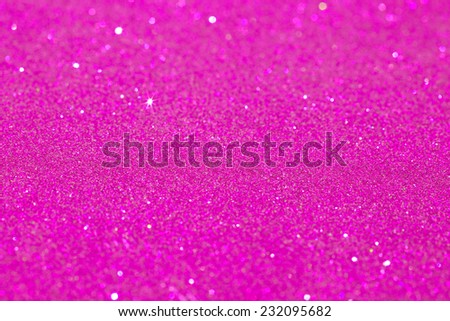 Abstract pink magenta color glitter festive background frame with shining stars and galaxy like feel. Christmas decorative and festivity celebration background texture. Luxury texture white glitter.