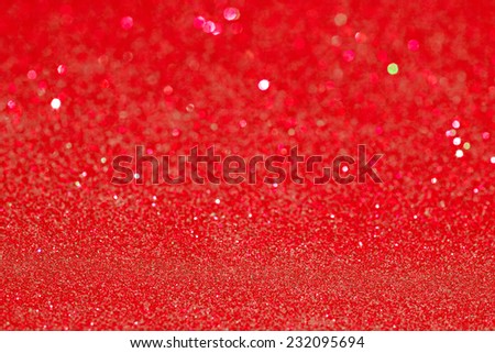 Abstract red color glitter christmas festive background frame with shining stars and galaxy like feel. Christmas decorative and festivity celebration background texture. Luxury texture white glitter.