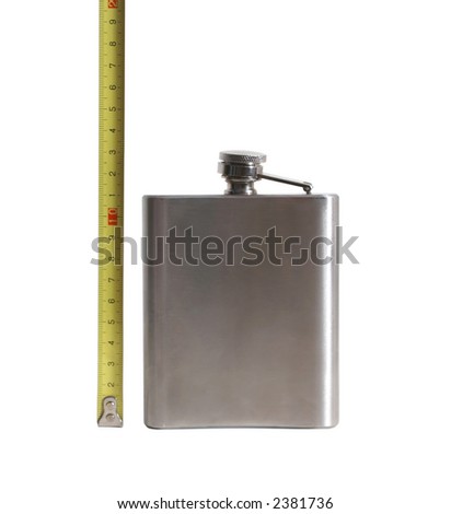 Measuring of flask