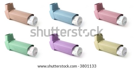 Asthma Inhaler Colours