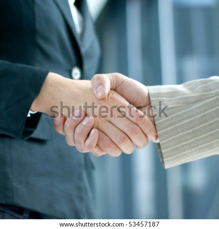 Handshake (woman and man)