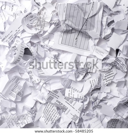 Paper garbage