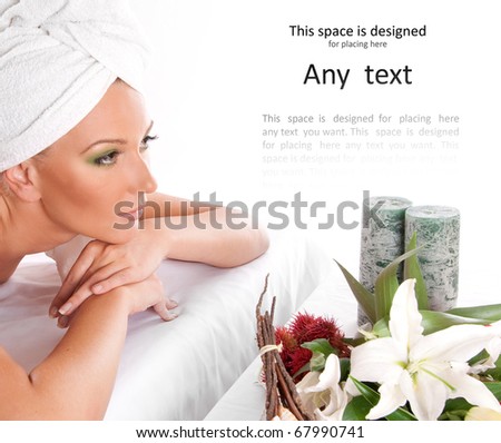 Lifestyle - Pagina 6 Stock-photo-attractive-woman-getting-spa-treatment-isolated-on-white-67990741