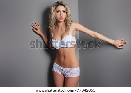 Stock photo of young, fit and sexy woman