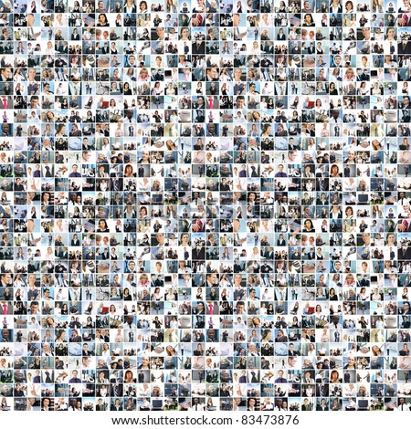 Great business collage made of about 1000 pictures Great business collage made of about 1000 pictures