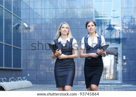 Young attractive business women