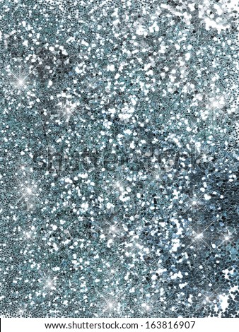 Blue Glitter Background Texture