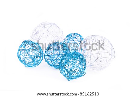 Blue Decorative Balls