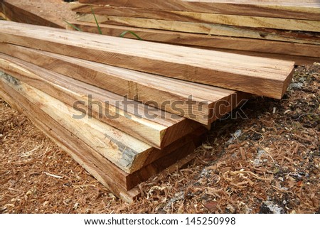 Wood for the furniture industry.