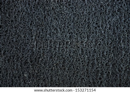 The surface of Grey car mat.