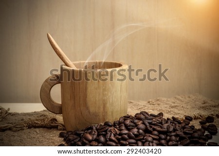 Wood Coffee Mug