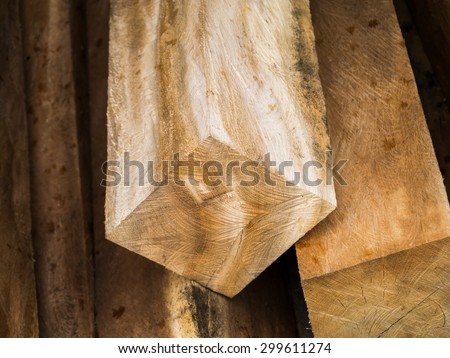 Timber for furniture industry