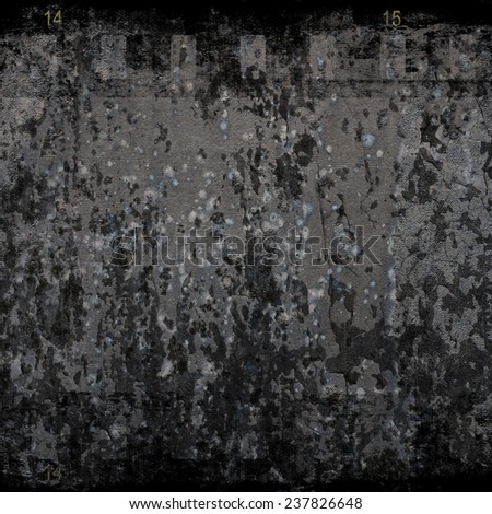 Grunge wall with film strip     Save to a Lightbox ?             Find Similar Images     Share ?      Grunge wall with film strip