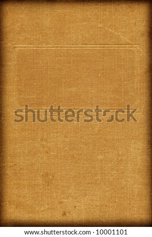 Old book cover with frame