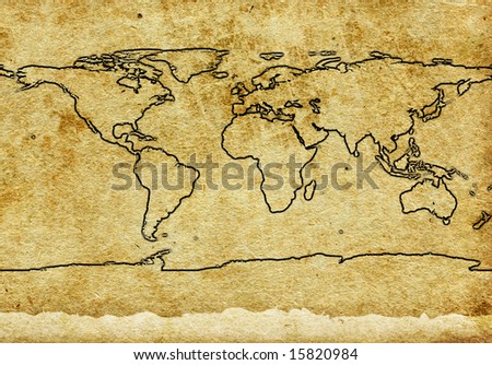 World map. Map backgrounds.