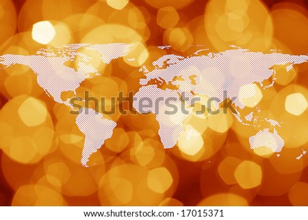 Abstract world map. Map backgrounds.