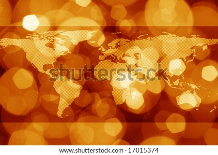 Abstract world map. Map backgrounds.