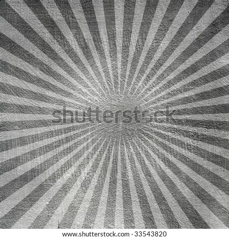 Cement wall with sunburst.  Backgrounds and textures.