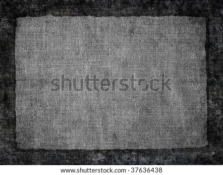 Grunge canvas with border