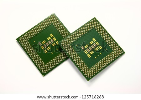 Two Computer Chip Processor