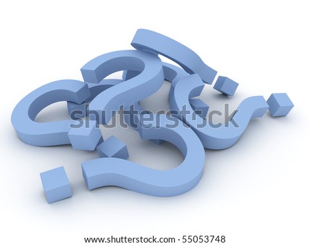 pics of question marks. stock photo : Heap of question marks
